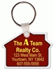 Soft Vinyl House Shaped Key Chains