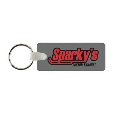 Soft Vinyl Rectangle Key Chains 1.18" x 2.81" | Custom Full Color Key Tags | USA Made