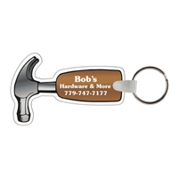 Custom Soft Vinyl Hammer Key Chains â€“ Full Color | USA Made Promotional Tags