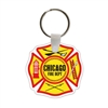 Custom Soft Vinyl Maltese Cross Key Chains â€“ Full Color | USA Made Promotional Tags