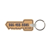Custom Soft Vinyl Key Shape Key Chains 2.85" x 1.18" â€“ Full Color | USA Made Promotional Tags