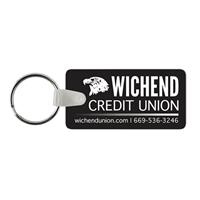 Soft Vinyl Rectangle Key Chains | Full Color Custom Key Tags | USA Made & Union Printed