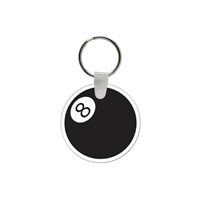 Custom Soft Vinyl Circle Key Chain â€“ 2" x 2" | Full Color USA Made