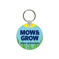 Custom Soft Vinyl Circle Key Chain â€“ 2.25" x 2.25" | Full Color USA Made