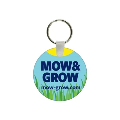 Custom Soft Vinyl Circle Key Chain â€“ 2.25" x 2.25" | Full Color USA Made