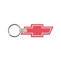 Custom Soft Vinyl Chevy Bowtie Key Chain â€“ Full Color | USA Made Auto Promo