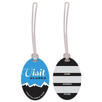 Soft Vinyl Square Luggage Tag - Full Color | Custom USA Made