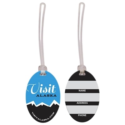 Soft Vinyl Square Luggage Tag - Full Color | Custom USA Made