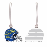 Soft Vinyl Helmet Luggage Tag - Full Color | Custom USA Made
