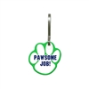 Vinyl Zipper Pull â€“ Paw Shape | Custom Full Color USA Made