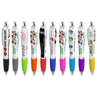 Squared Basset Performance Pen - Custom Click Action Promotional Pen