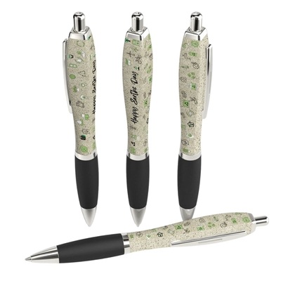 Wheat Straw Performance Pen - Eco-Friendly Click Action Pen