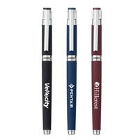 Satin Soft Touch Earl Gel Pen with Chrome Accents