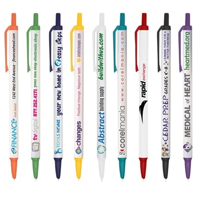 Vibrant Amber Ballpoint Pen | Full Color Customization Options