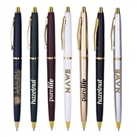 Lodger Twist Action Pen I Affordable & Stylish Gold Accents Metallic Finish