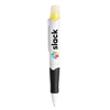 Black Grip Pen with Yellow Highlighter â€“ Affordable I Full Color Custom imprint