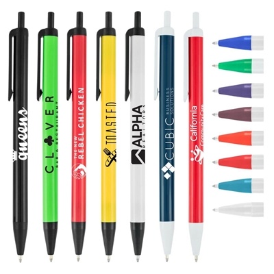 Biz Click Action Pen | Custom Promotional Pen for Budget-Friendly Branding