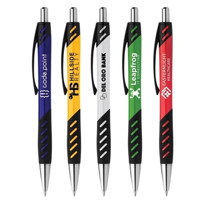 Meteor Click Action Pen | Custom Promotional Pen with Logo