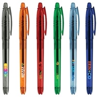 Aqua Gel Recycled PET Plastic Pen | Sustainable Full-Color Pen with Custom Imprint