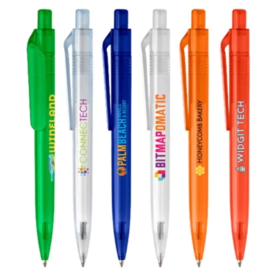 Aqua Click RPET Recycled Pen | Full Color Ink Jet & Sustainable Branding