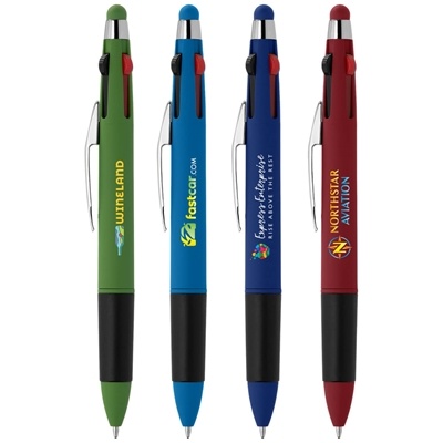 Quattro Softy Brights Multi-Ink Pen | Customizable & Stylish Promotional Pen