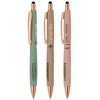 Avalon Softy Rose Gold Designer Pen with Stylus | Full Color Imprinting & Customization