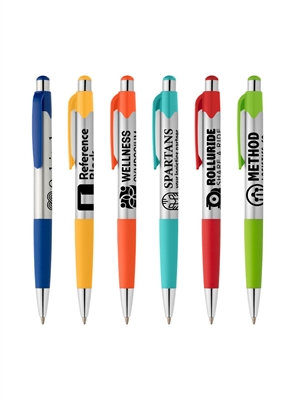 Smoothy Recycled Plastic Color Grip Pen | Eco-Friendly Custom Promotional Pen
