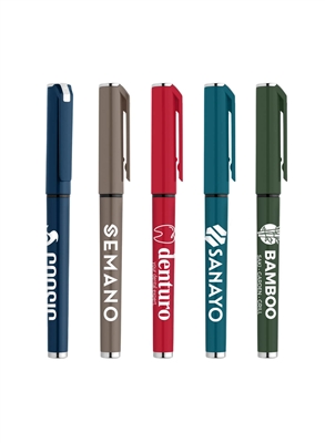 Islander Recycled Monochrome Gel Pen | Eco-Friendly Custom Promotional Pen