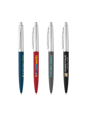 Natori Recycled Plastic Chrome Trim Pen â€“ Full Color Ink Jet | Eco-Friendly Promotional Pen