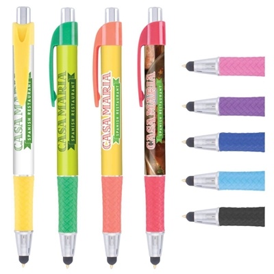 Elite Stylus Pen | Full Color Custom Imprint Pen with Eversmooth Hybrid Ink
