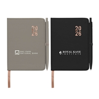 2026 Premium Weekly Planner with Pen | Custom Silkscreen Logo