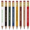 Golf Hex Pencil with Eraser | Custom Golf Resort Promotional Pencil