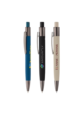 Malmo Recycled Aluminum Soft Touch Pen | Eco-Friendly Promotional Pen