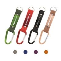 Strap Happy Carabiner Keychain | Custom Laser Engraved, Promotional