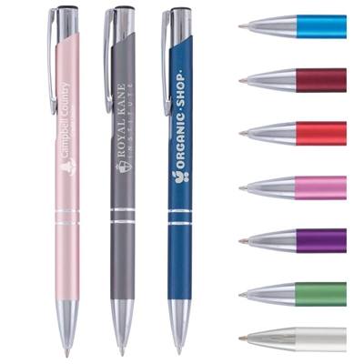 Matte Tres-Chic Pen | Vibrant Custom Pen with Laser Engraving