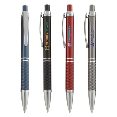 Phoenix Metal Pen  | Full-Color Ink Jet Promo Pen with Chrome Accents