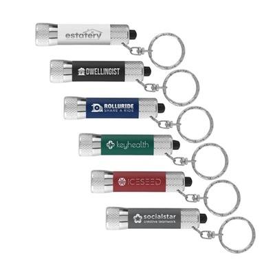 Chroma Softy LED Flashlight Keyring | Custom Laser Engraving, Bright LED