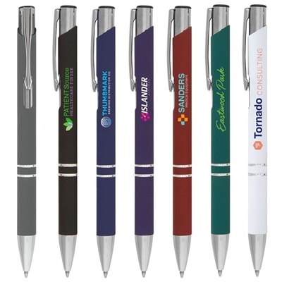 Tres-Chic Softy Metal Pen | Premium Full-Color Custom Printed Pen