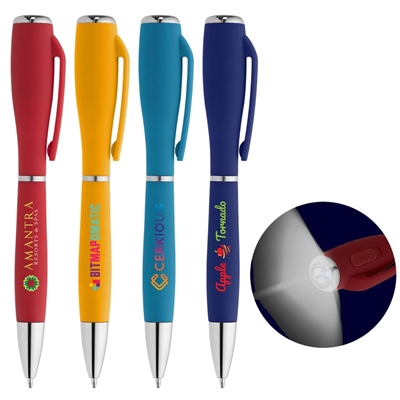 Nova Softy Brights LED Pen | Modern & Multi-functional with Full Color Custom Imprint