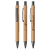 Sophisticate Bamboo with Chrome Trim Pen | Eco-Friendly Laser Engraved Promotion Pen