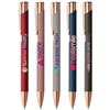 Crosby Softy Rose Gold Pen | Full-Color Custom imprint with Stylus Pen