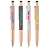 Baltic Softy Rose Gold Pen | Full-Color Ink Jet Pen with Stylus for Touchscreen Devices