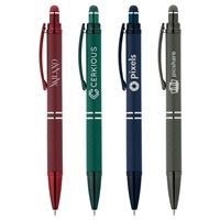 Phoenix Monochrome Pen with Stylus | Modern Custom Laser Engraved Pen
