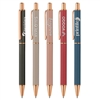 Duet Softy Rose Gold Pen | Elegant Promotional Pen with Laser Engraving