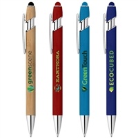 Ellipse Bamboo Stylus Pen | Full-Color Custom Pen for Eco-Conscious Brands