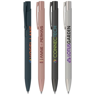 Crosby Softy Monochrome Metallic Pen | Custom Full-Color Ink Jet Imprint