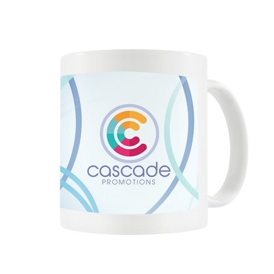 SimpliColor Mug 12 oz | Custom Full-Color Ceramic Mug, Silk Screen Printing