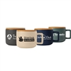 CafÃ© Virtuoso 12 oz. Ceramic Mug with Bamboo Lid - Custom Silk Screen Logo