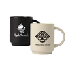 CafÃ© Duo 11 oz. Ceramic Mug & Bamboo Board Set | Custom Silk Screen Imprint Logo