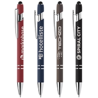 Orbit Spinner Chrome Metal Pen | Stylish with Stylus & Laser Engraving